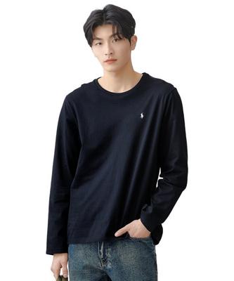 Liquid Cotton Long Sleeve Crewneck Sleep T-Shirt [Shipped from Korea] 100% Authentic
