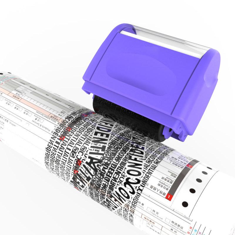 Privacy Protection Stamp Roller - Address Masking & Coding Pen for Confidential Info