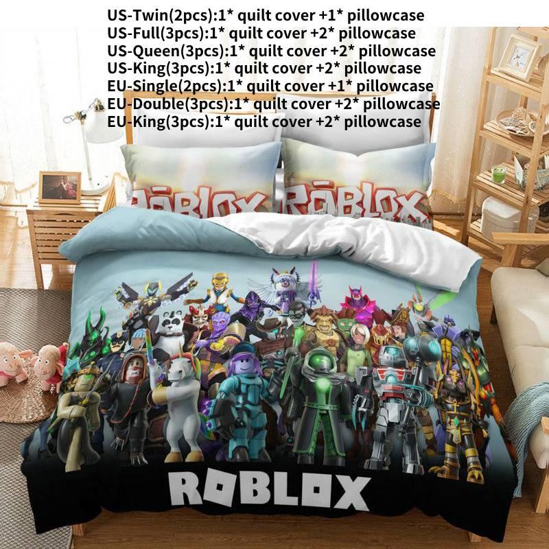 3d Cartoon Anime Down Comforter Set High Definition Digital Print 3 Piece Bedding Set Student Bedding Cover Pillowcases