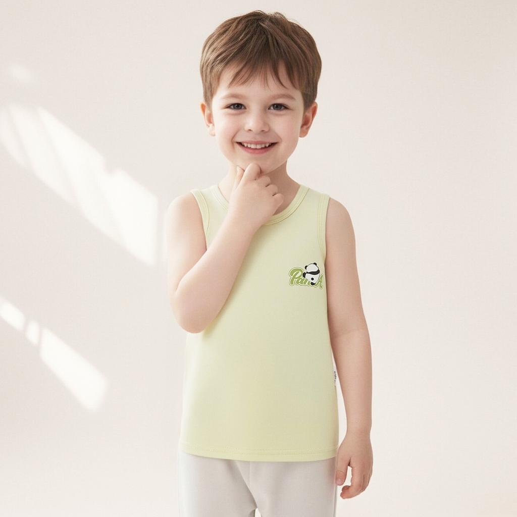 Summer Children's Pure Cotton Vest, Pure Cotton Class A Children's Thermal Vest, Sleeveless Bottoming Underwear for Men, Women and Older Children