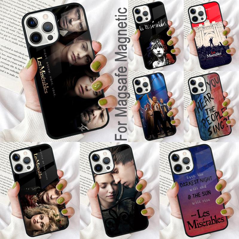 Les Miserables Soft Phone Case for iPhone 17 Air 16e Pro max 15 Pro 13 14 Plus 11 12 MagSafe Magnetic Coque