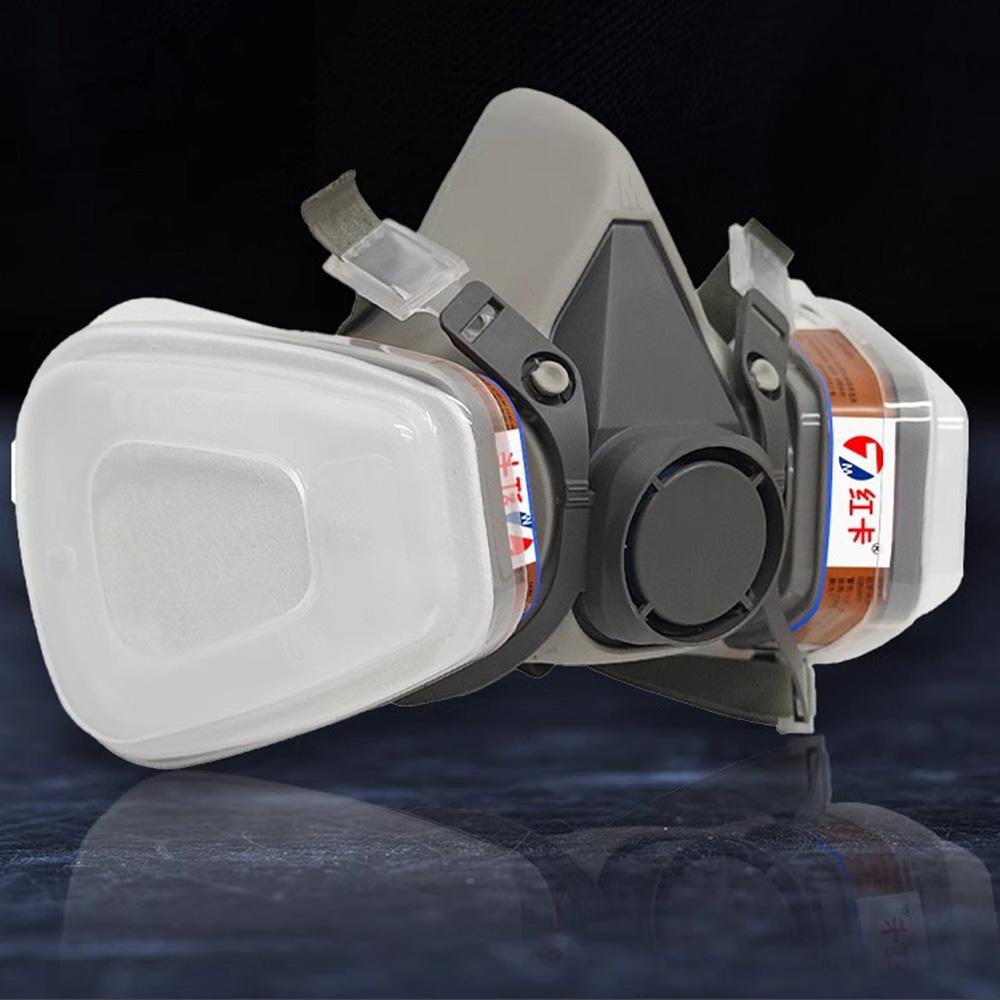 Полнолицевая противогазная маска-респиратор для защиты от органических паров, красок, пестицидов, химикатов, формальдегида. Профессиональная защита органов дыхания.