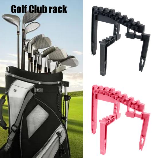 Practical Golf Club Holder Strong Toughness Avoid Clutter Long Service Life Golf Club Organizer for Outdoor