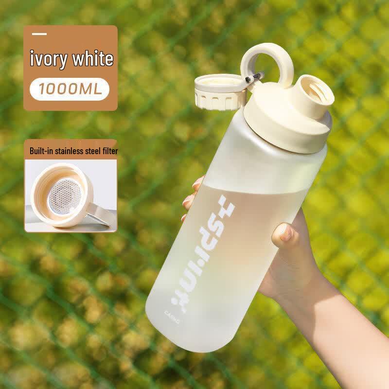 Portable Sports Water Bottle with Straw