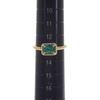 no brand  #13(JP Size) ring green K18 Gold Women