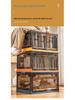 Foldable Transparent 5-Door Storage Box for Clothes, Quilts, Books, and Toys