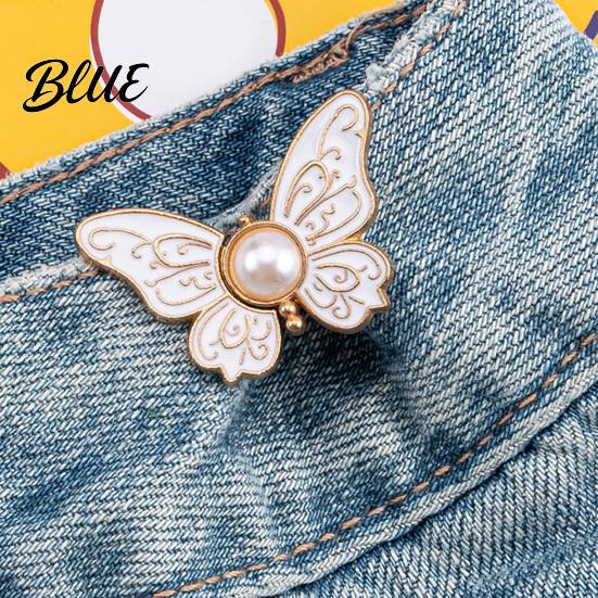 Waistband Adjuster Clip Easy Size No-Sew Pants Butterfly Pins Waist Tightener Tighteners Removable Pins