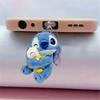 MINISO Stitch Phone Dustproof Plug for IPhone Type-c New Anime 2D Plane Type C Android Charging Port Dustplugs Ornaments Gift