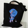 Spot KPOP Demon Hunter Group Printed Canvas Bag Student Daily Trend Handbag Shopping Bag