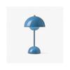 (Bleu clair) Lampe de Table Fleurie Rechargeable Nordique Lampe de Chevet Lampe de Bureau Champignon Décoration de Table de Chambre Lampe de Chevet Lumières de Nuit_m24