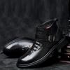 New High Quality Genuine Leather Mens Boots Luxury Men Casual Shoes Fashion Plush Ankle Boots For Men Winter Man Shoes With Fur