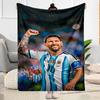 Messi 586 Decke Bequem Perfekt für Couch Sofa Picknicks Vier Jahreszeiten Universell Stilvolle Dekoration Geschenke Für Familie Oder Freunde
