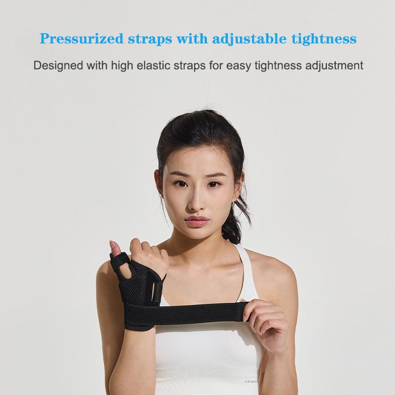 1Pc Flexible Splint Wrist Thumb Support Brace Adjustable Wrist Thumb Stabilizer Immobilizer Trigger Thumbs Support Braces