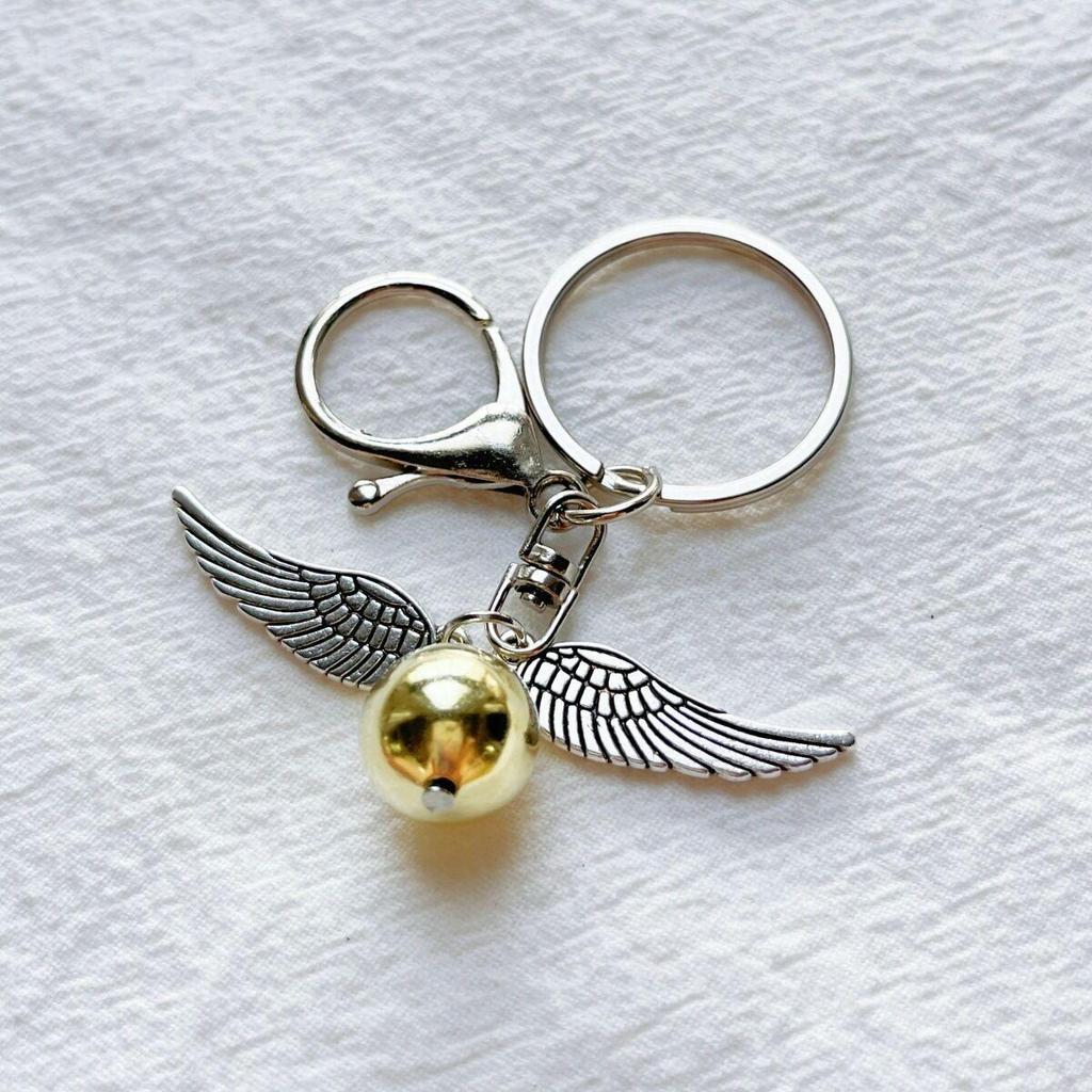 Funko Pop! Keychain Harry Potter Wizard Wand Collectible Key Ring Official Movie Style Mini Wand Pendant, Golden Snitch