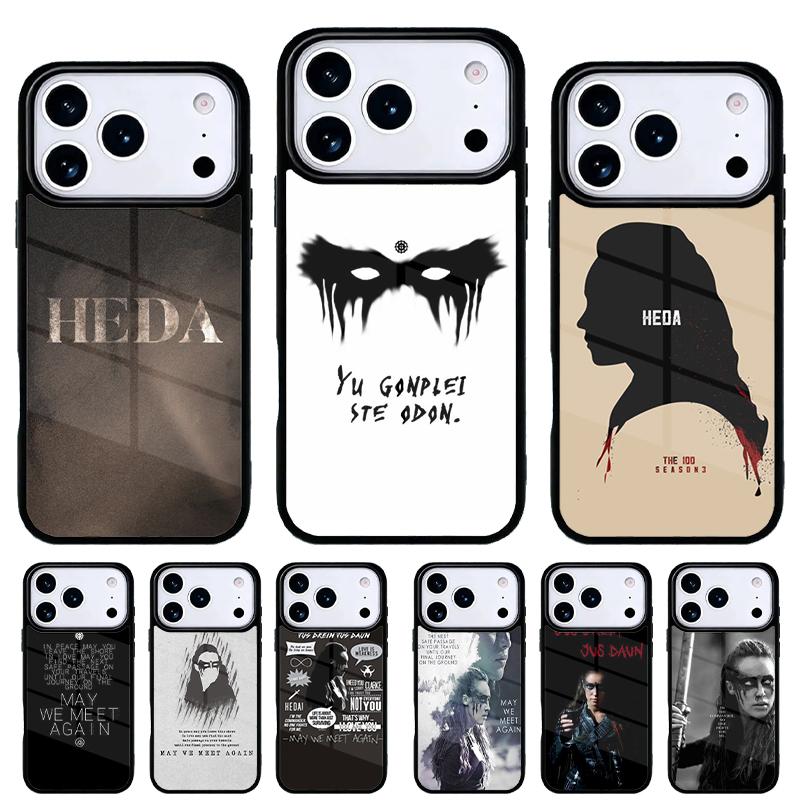 The 100 Heda Lexa Phone Case for iPhone 17 Air 16e 15 14 13 Pro Max Back Cover for 12 11 Pro Coque