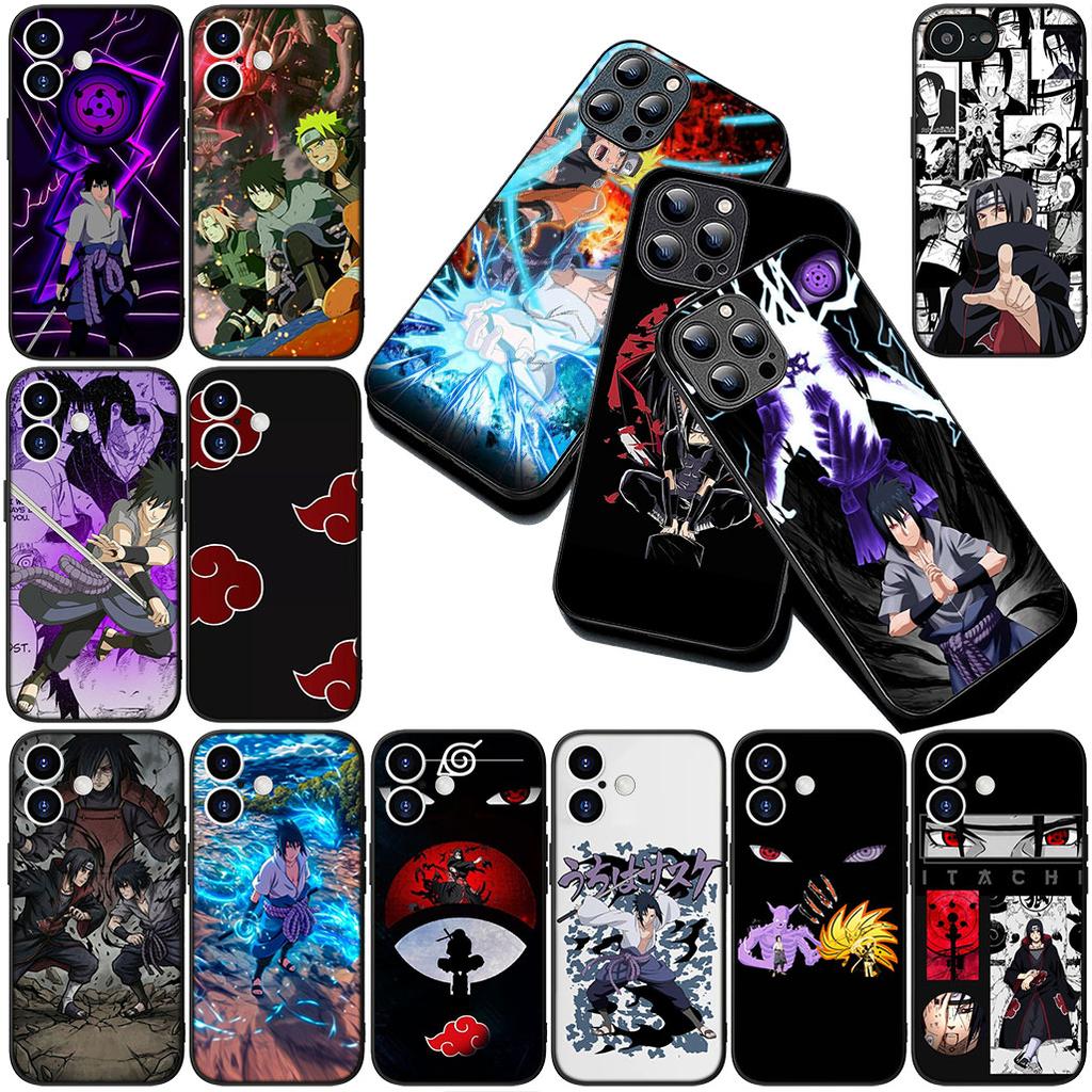 for Motorola Moto G22 G23 G32 G53 G60 G13 G64 G20 G8 G9 Plus Power E13 E20 E32 Phone Case Itachi Uchiha Sasuke Akatsuki Narutos