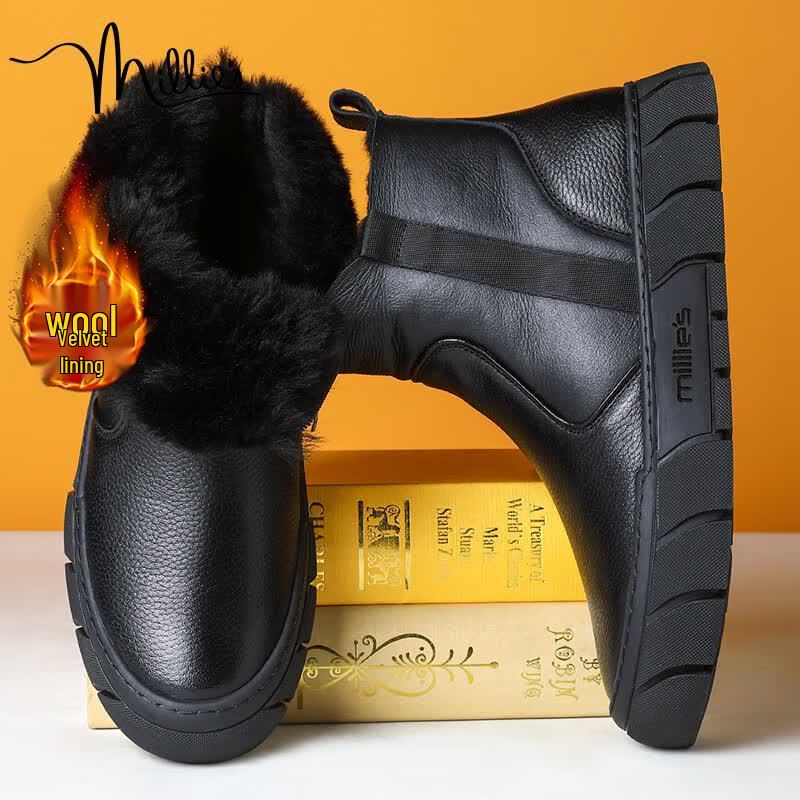 Millies Men s U1370 Wool Lined Snow Boots 42
