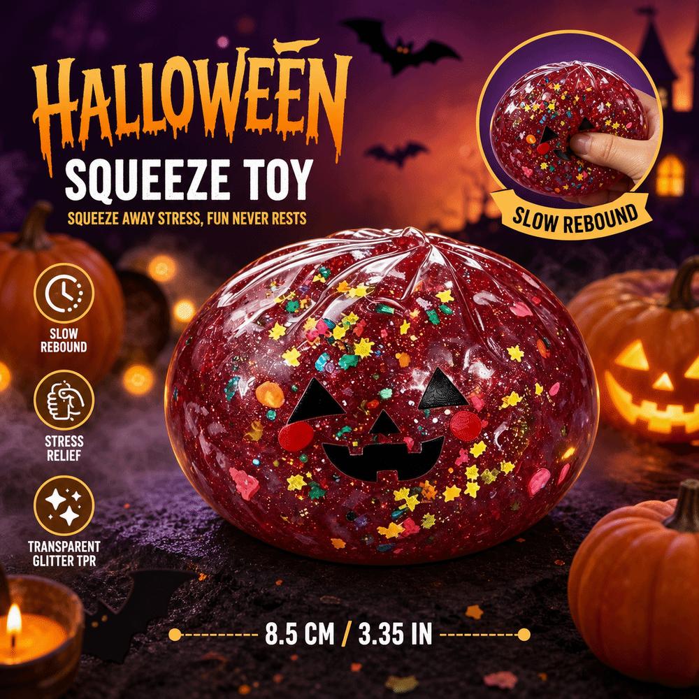 TPR Halloween Dumplings Blind Box Squeeze Toy Pumpkin Squeeze Decompression Dough Stress Relief