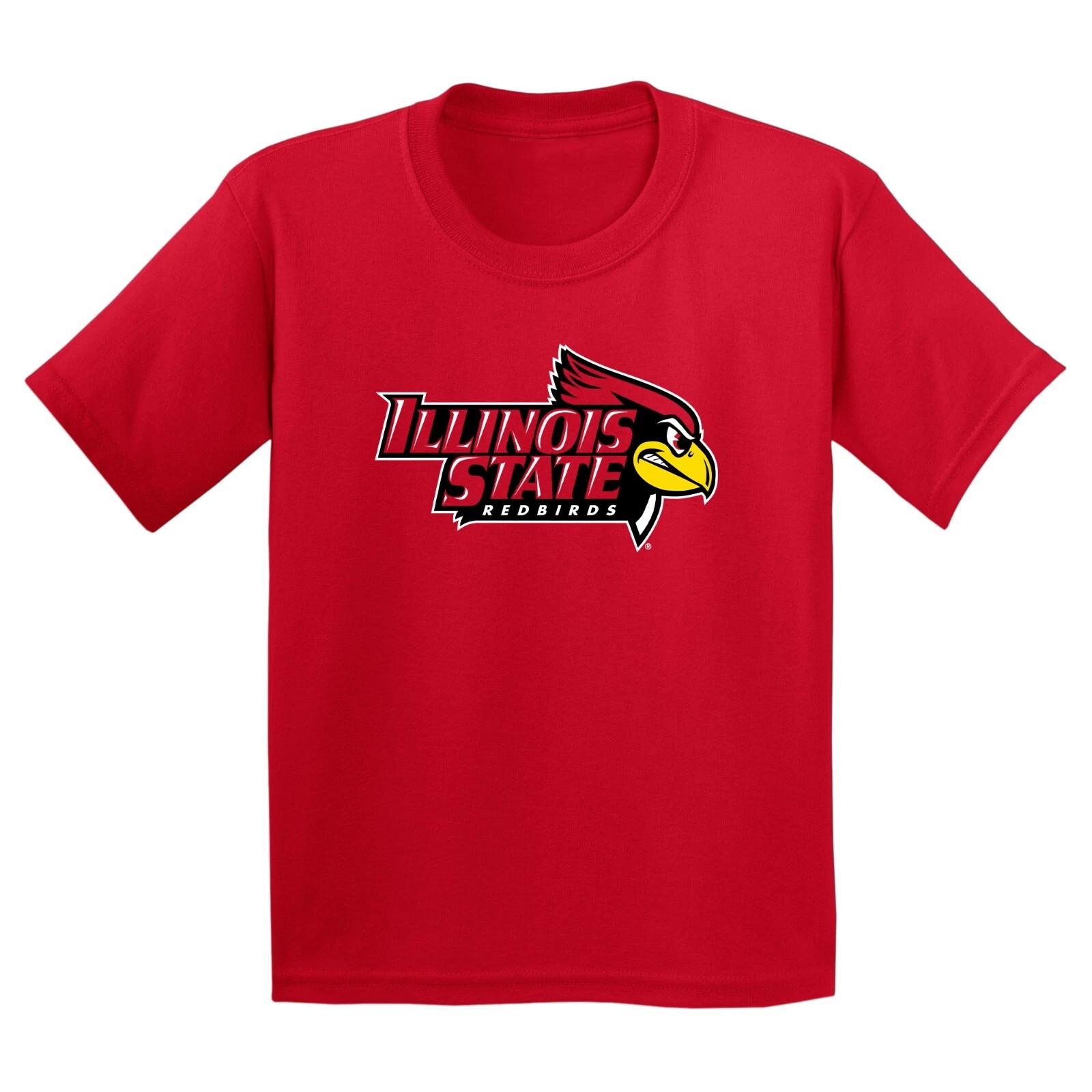 Illinois State Redbirds Primary Logo Youth T-Shirt - Red L