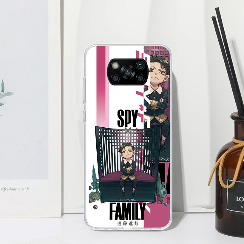 Anime Spy Family Anya Phone Case For Xiaomi Poco X7 X6 X5 M7 M8 Pro F7 Ultra Redmi 15C 15 13C 13 12C 12 10 10C 10A Art Fundas Po