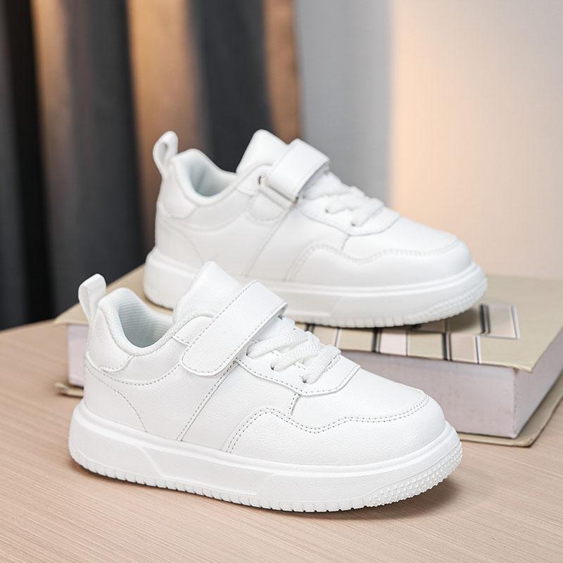 

Детские кроссовки Four Seasons Low Top Breathable для скейтбординга для детей и студентов, популярные кроссовки для бега, для мальчиков и девочек, удобные кроссовки для спортзала 28 белый