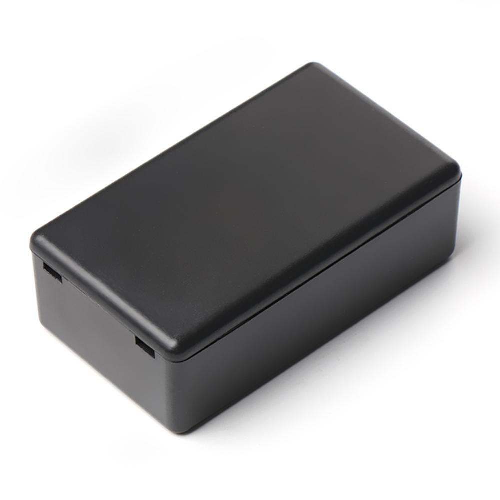 1/2 Stück Kunststoff Wasserdicht Schwarz DIY Gehäuse Instrumentenkoffer Kunststoff Elektronik Projektbox Elektrobedarf