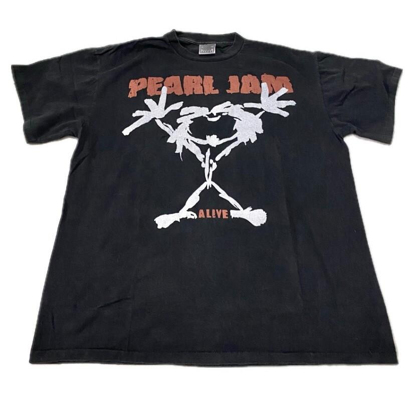 Pearl Jam Alive Stickman Rock Band Concert Tour XL Single Stitch Shirt REPRINT