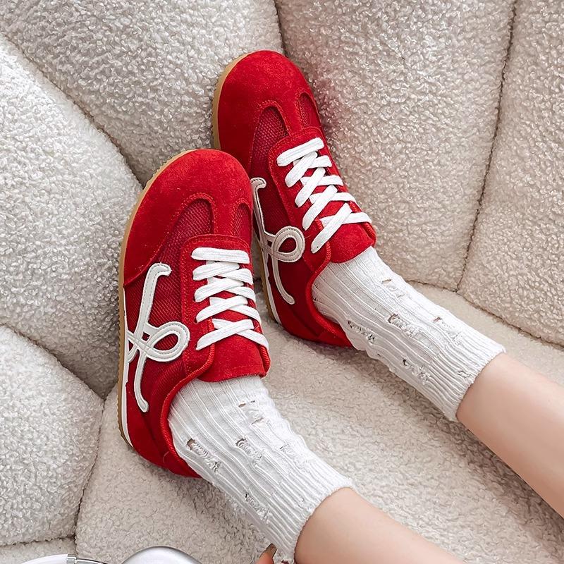 Mesh Breathable German Training Shoes Women's 2025 New Spring and Summer Thin Little White Shoes Sports and Leisure Women's Shoes Forrest Gump Shoes