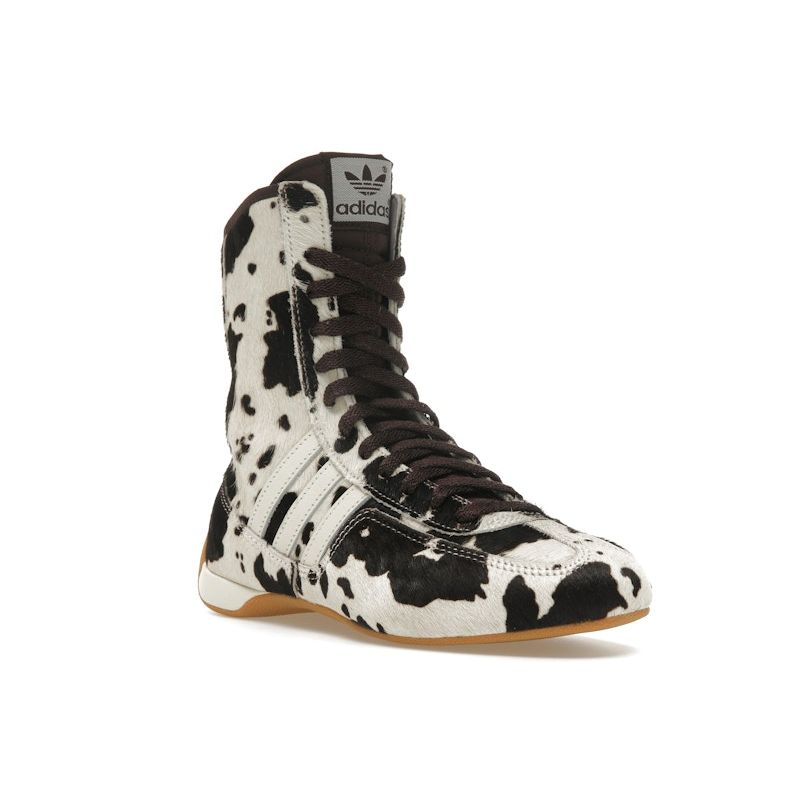 Adidas Rasant Mid Cow Print Tênis Feminino Marrom Sombra-Marrom Off-White JH5640
