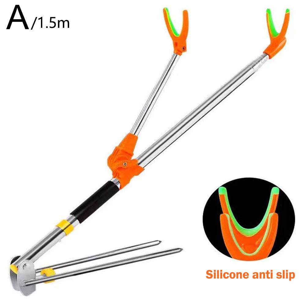 

Высококачественная телескопическая рыболовная ручная регулируемая подставка-кронштейн из нержавеющей стали 1,5/1,7/2,1/2,4 м E1I9 1.5-One size