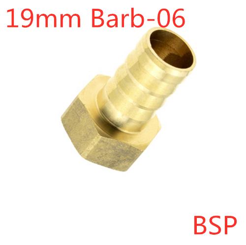 Brass 12mm 14mm 8mm 10mm 19mm 25mm Hose Barb Tail Fitting 3/4" PT BSP Female Thread Connector Joint Copper Pipe Coupler Adapter