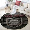 Custom Name,LFC Glory Era pattern round rug,Carpet Rug for Living Room Bedroom Playroom ,Non-slip Floor Mat,Holiday Gifts and Birthday Gifts.