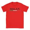 Milan Italy  TShirt  Harajuku TShirts Short Sleeve Streetwear Tshirt Summer Cotton Plus Size XL Top Tees