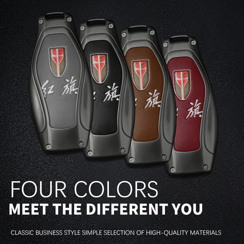 Hongqi H5 Key Fob Set 18/19/22 Hongqi H5 Classic H9 Series Auto Metal All-Inclusive Buckle Housing Male Premium Grade Auto Interior Accessory