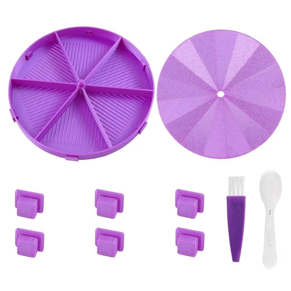 DIY Craft Diamond Painting Tray Kits Multi-Color Drill Storage Tray  for Nail Art