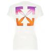 Off White Unisex Adult Gradient Logo Slim T-Shirt
