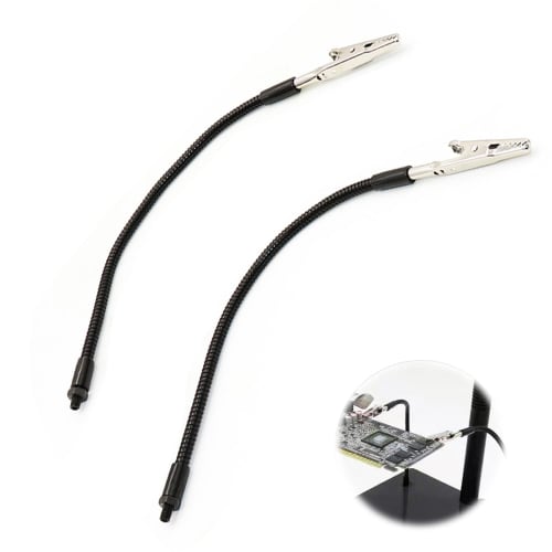 

Зажимы типа «крокодил» TVETE, клипсы-помощники для пайки и ремонта (2-Pack) - Инструмент «Третья рука» для пайки, Зажим для точной работы, Фиксатор для паяльника, Гибкий зажим с рычагом