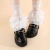 Polsini in Pizzo Elastici Scaldamuscoli Comodi Accessori Cosplay Moda Stile Gotico Costume Anime Maniche per Gambe