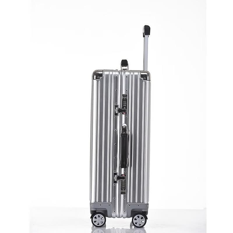 Vintage Aluminum Alloy Spinner Suitcase