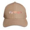 Cream Pink Red Heart Line Baseball Cap Wild Ball Hat funny hat Luxury Hat Baseball Cap Unisexs Baseball Womens
