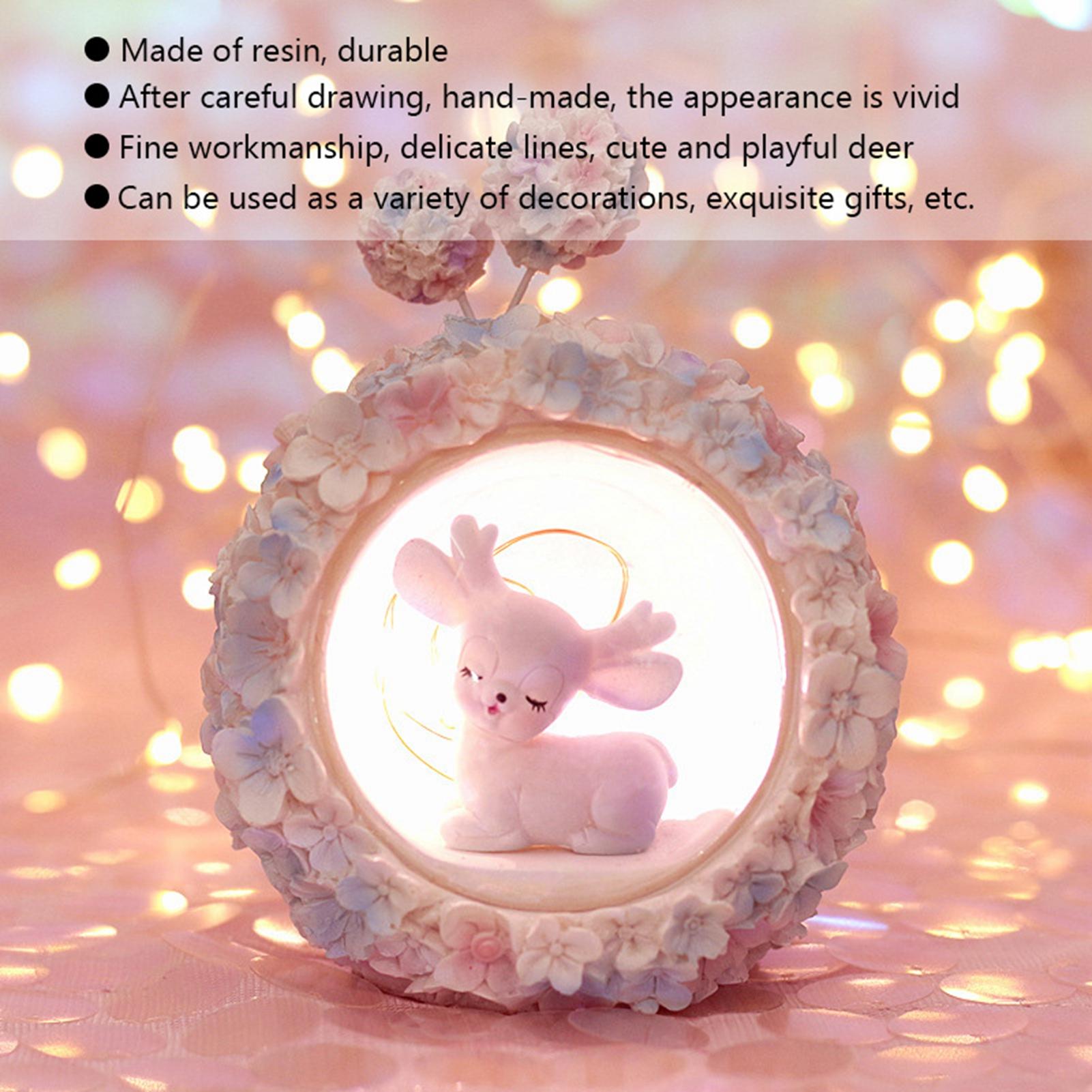 

Ночные светильники, милые олени, девушки, настольные украшения для праздников, дней рождения, подарков, дома