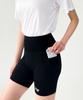 Leomadeu Flow Women'S Half Tights Running Leggings Pocket