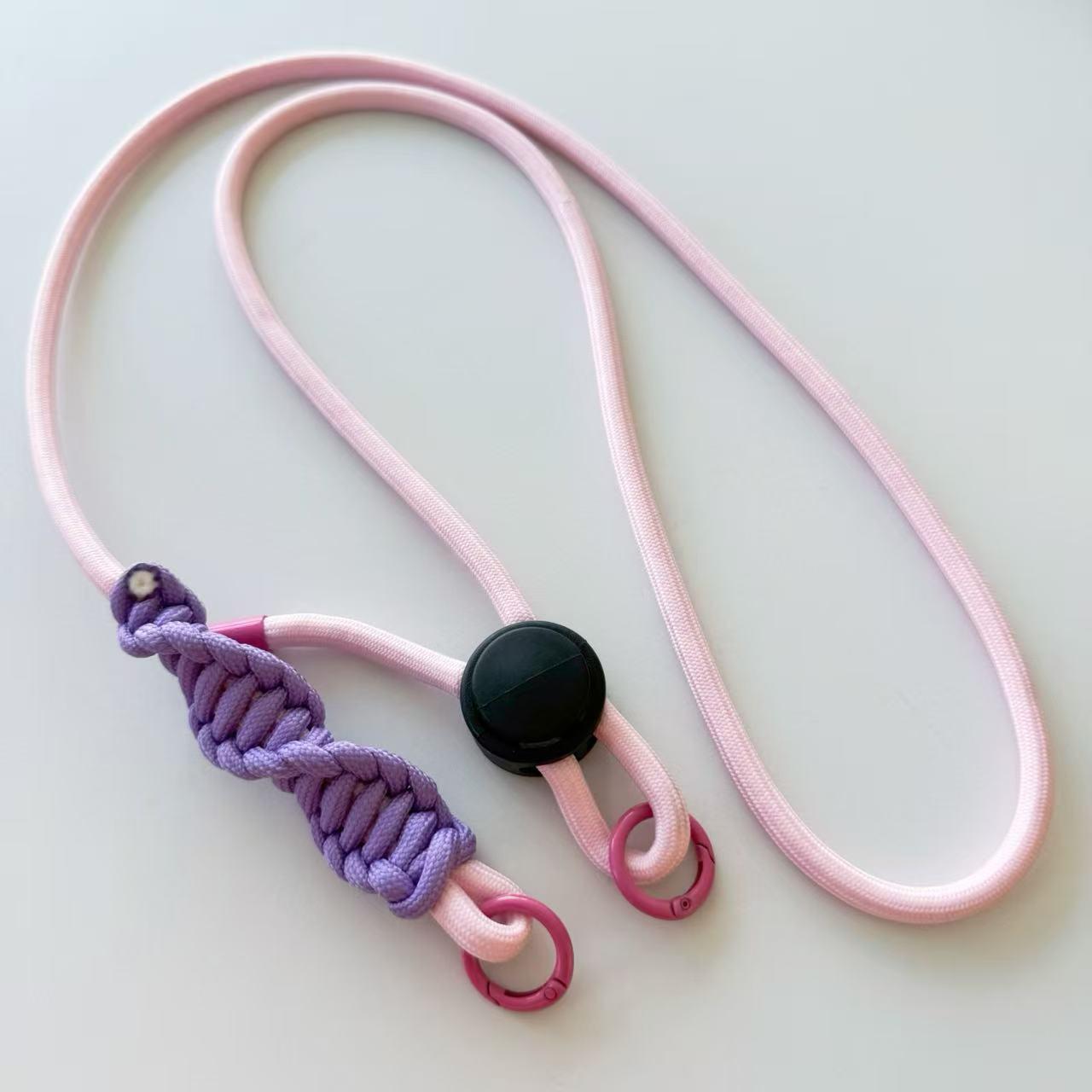 Adjustable Polyester Woven Crossbody Mobile Phone Lanyard