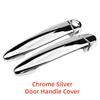 Chrome Silver Car Accessory Door Handle Cover Trim Paste Style For 2 Door BMW 3 Series F30 F31 F34 F35 F80 2013 2014 2015-