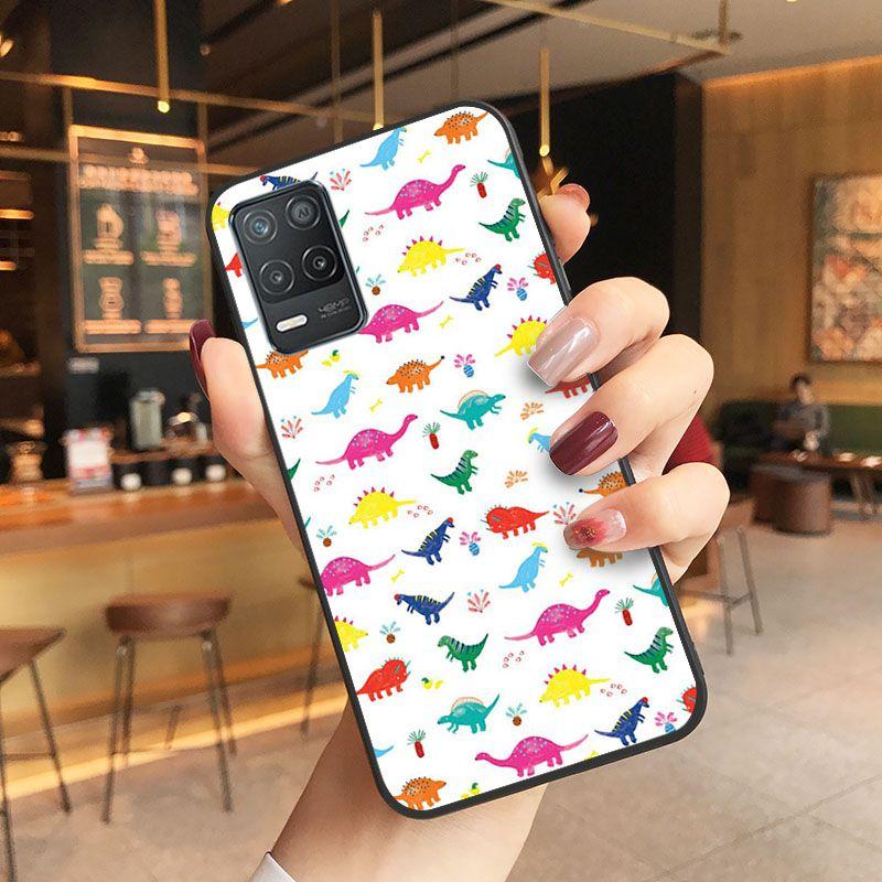 Cover Cartoon Dinosauri guscio Copertura per telefono Per oppo Realme 8Pro 6PRO 6i 7pro 9i 9pro C11 C21Y C21 C25Y C25S C3 Q3S XT Custodie coque