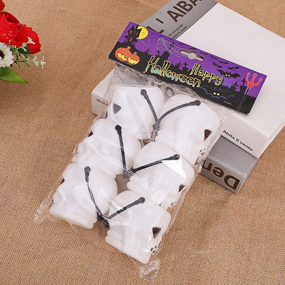 6pcs /set Halloween Halloween Pumpkin Bucket Mini Pumpkin Bucket Pumpkin Candy Buckets  Carnivals Style 4