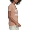 adidas Originals Adicolor Classics Logo Sports Retro Casual Short Sleeve T-Shirt Women Tops Pink H33566