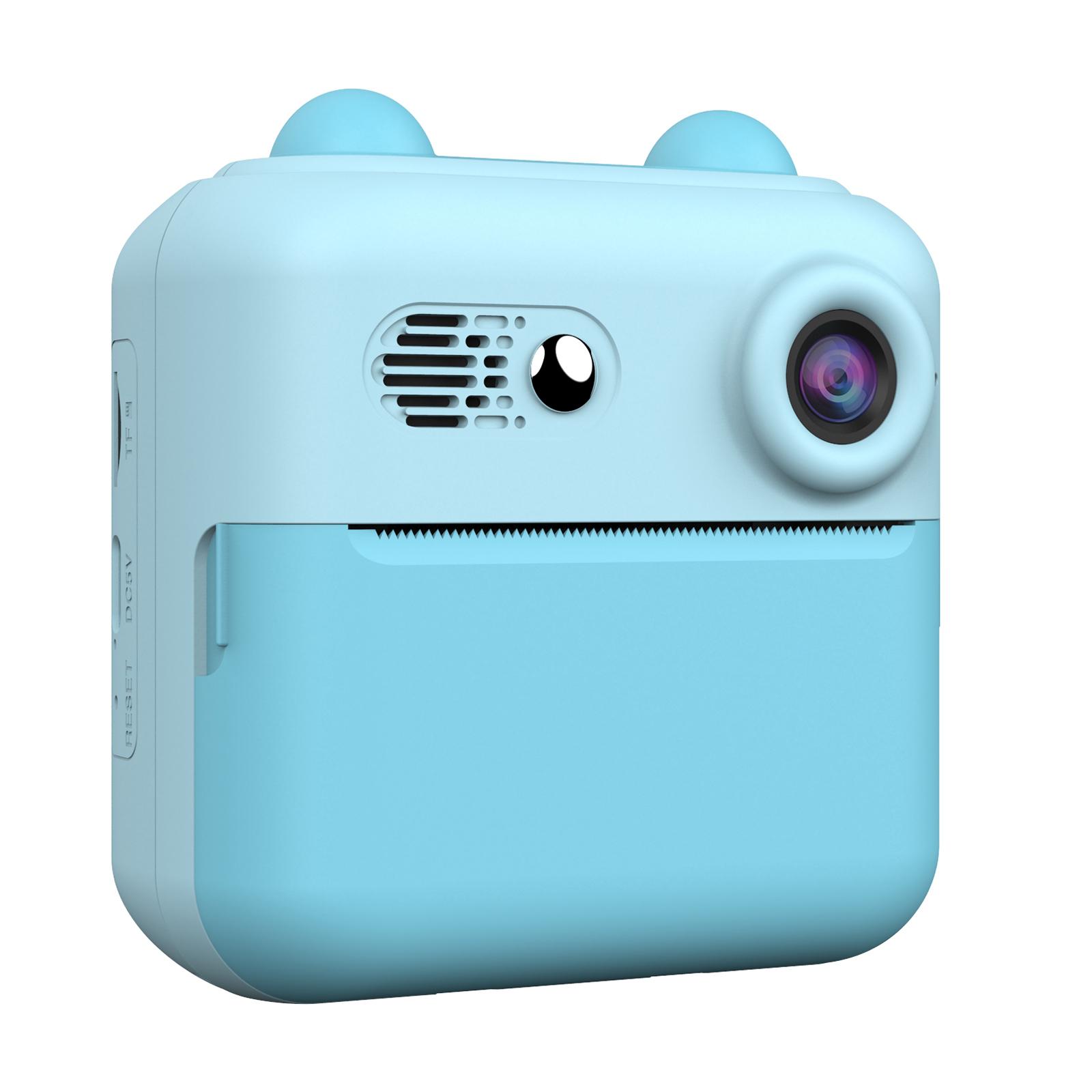 

A22 2.4-inch Screen Mini Kids HD Digital Camera Instant Photo Printing Machine Blue