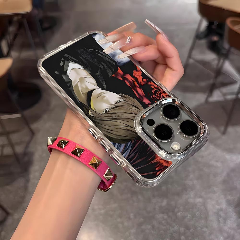 

Чехол для телефона Аниме Тетрадь Смерти Для IPhone 17 Air 16 15 14 13 12 11 Pro Pro Max Plus Прозрачный Мягкий Чехол iPhone17 Pro Max