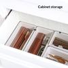 Small Large Chopstick Box Dustproof Tableware Storage Box Plastic Utensil Storage Box With Lid
